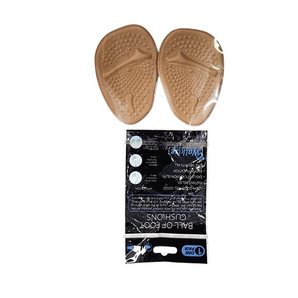 NEW Walkize Ball Of Foot Cushions 1 Pair Beige - Picture 2 of 2
